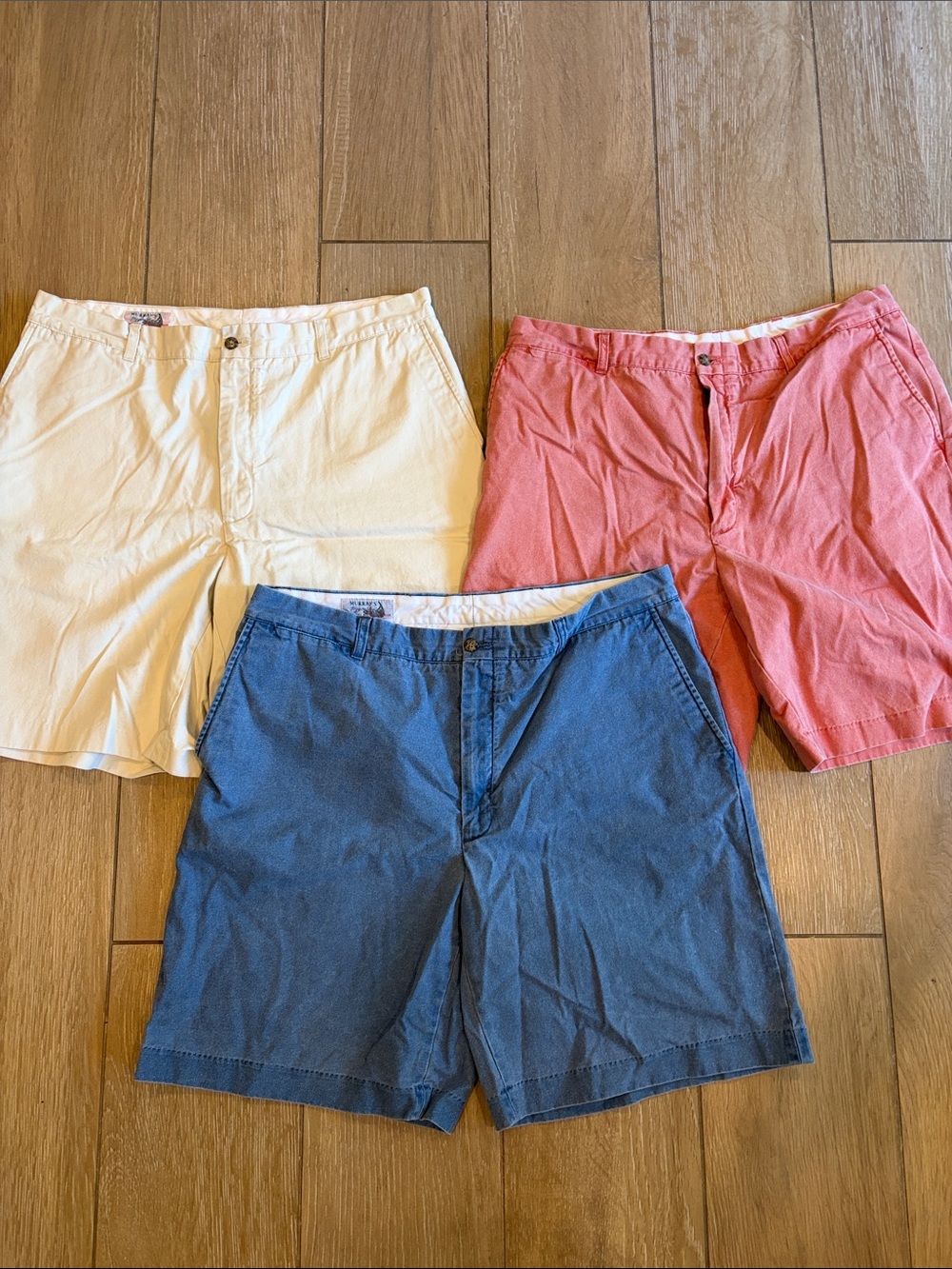 Lot of 3 sz 38 Murray’s Nantucket Red’s Collection Men’s Canvas Shorts